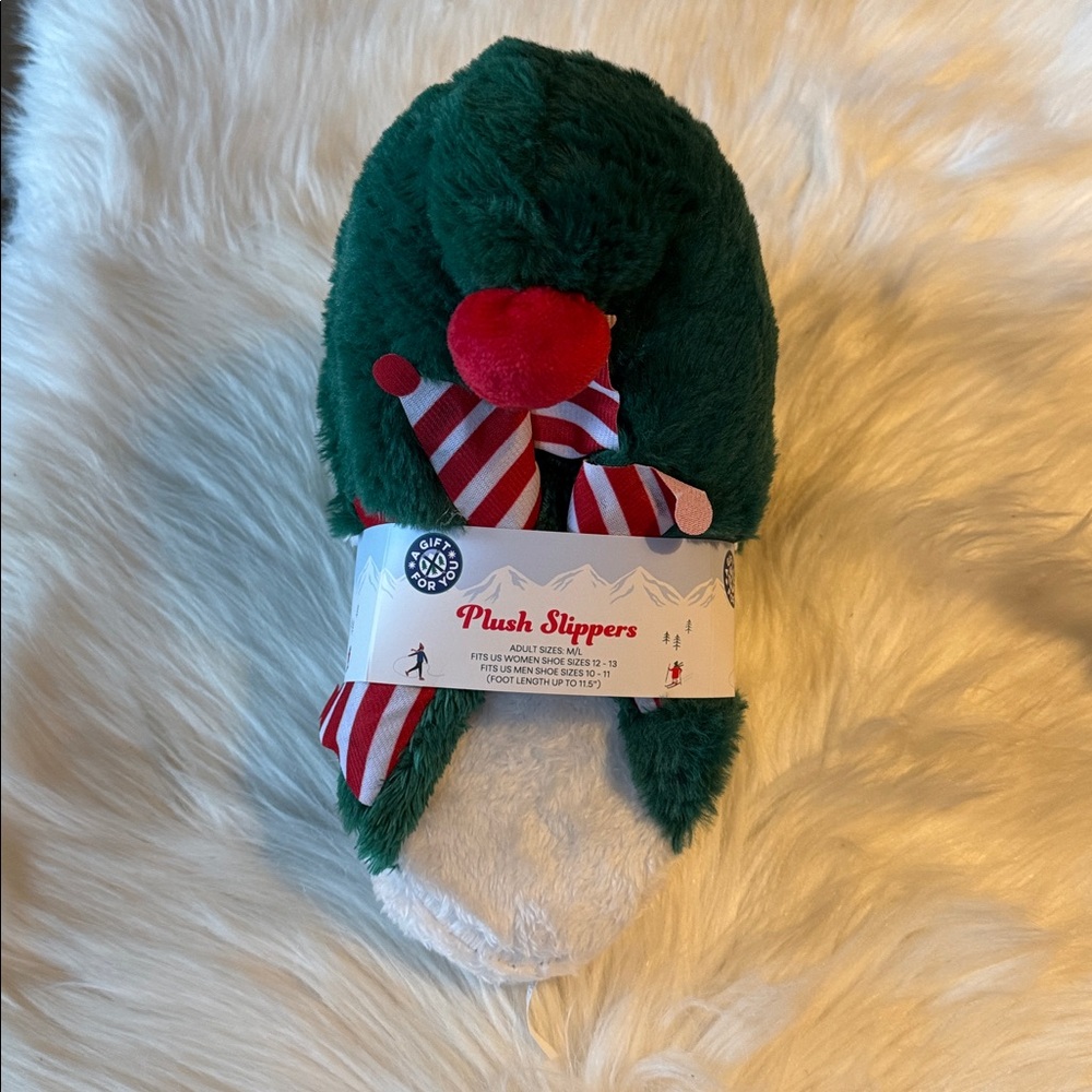 Target Bullseye’s Playground Christmas Elf Slippers -Adult M/L